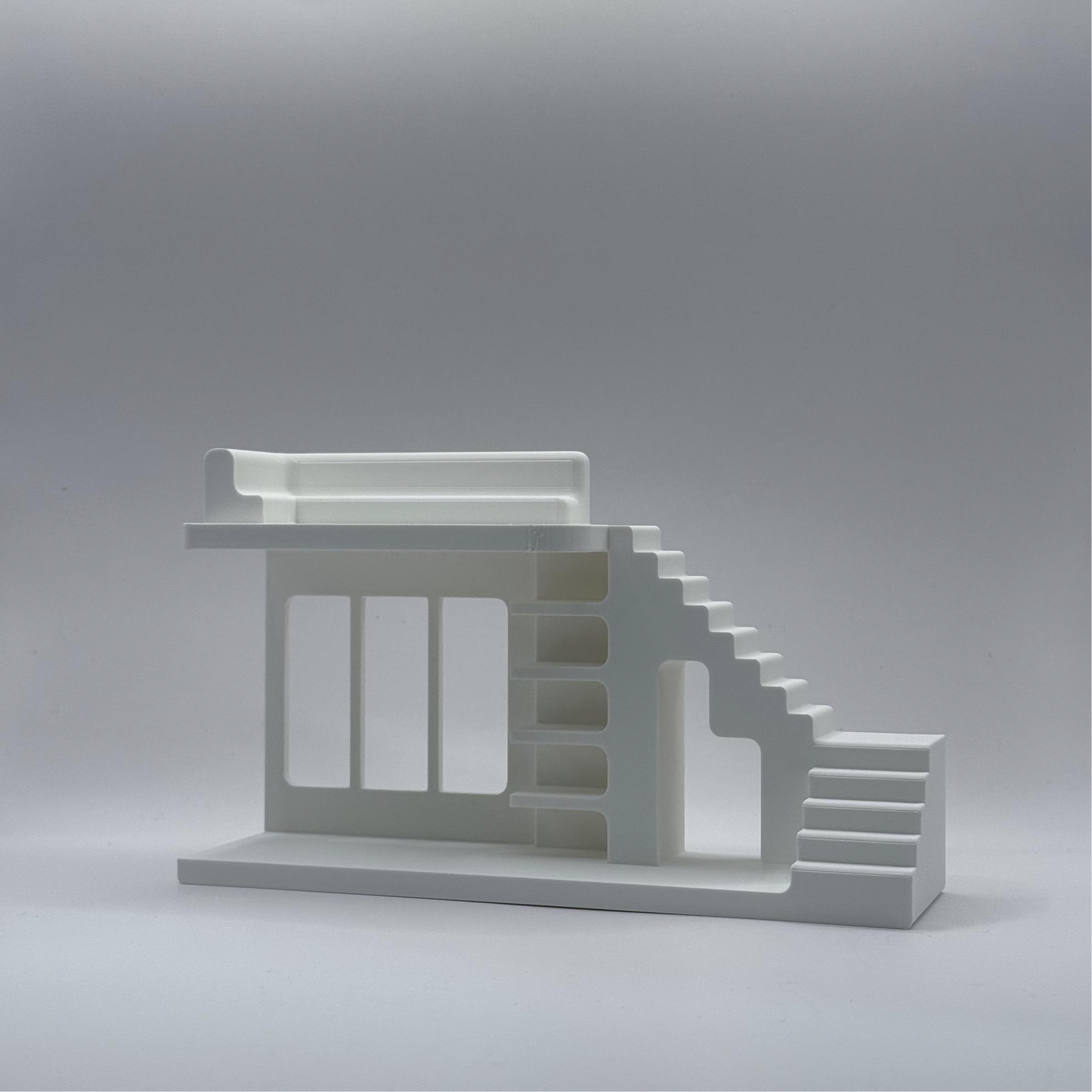 Smiski Display Stand | Mini Living Mirrored Edition | Mini Figure Organizer Display