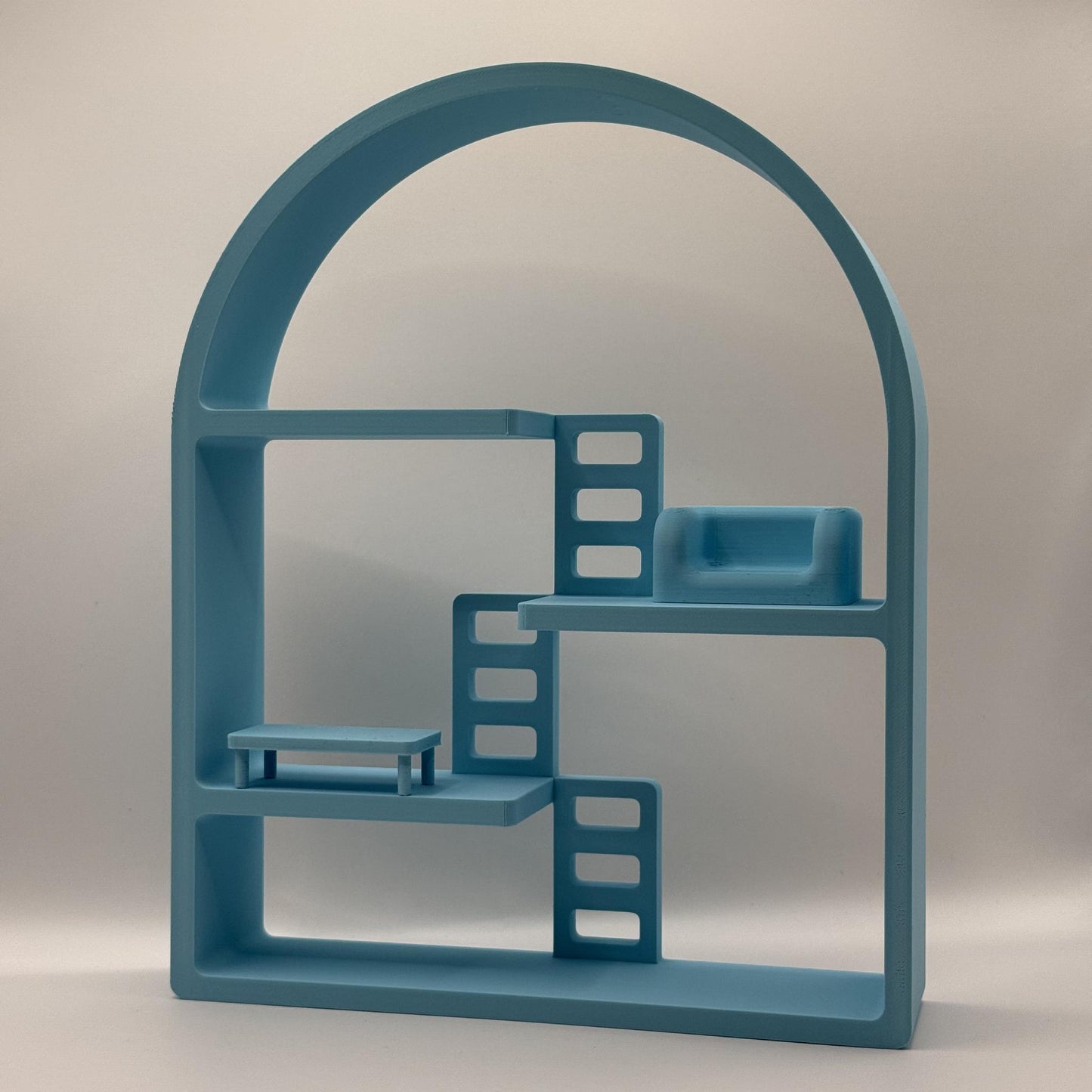 Smiski Display Stand | Arch Edition | Mini Figure Organizer Shelf
