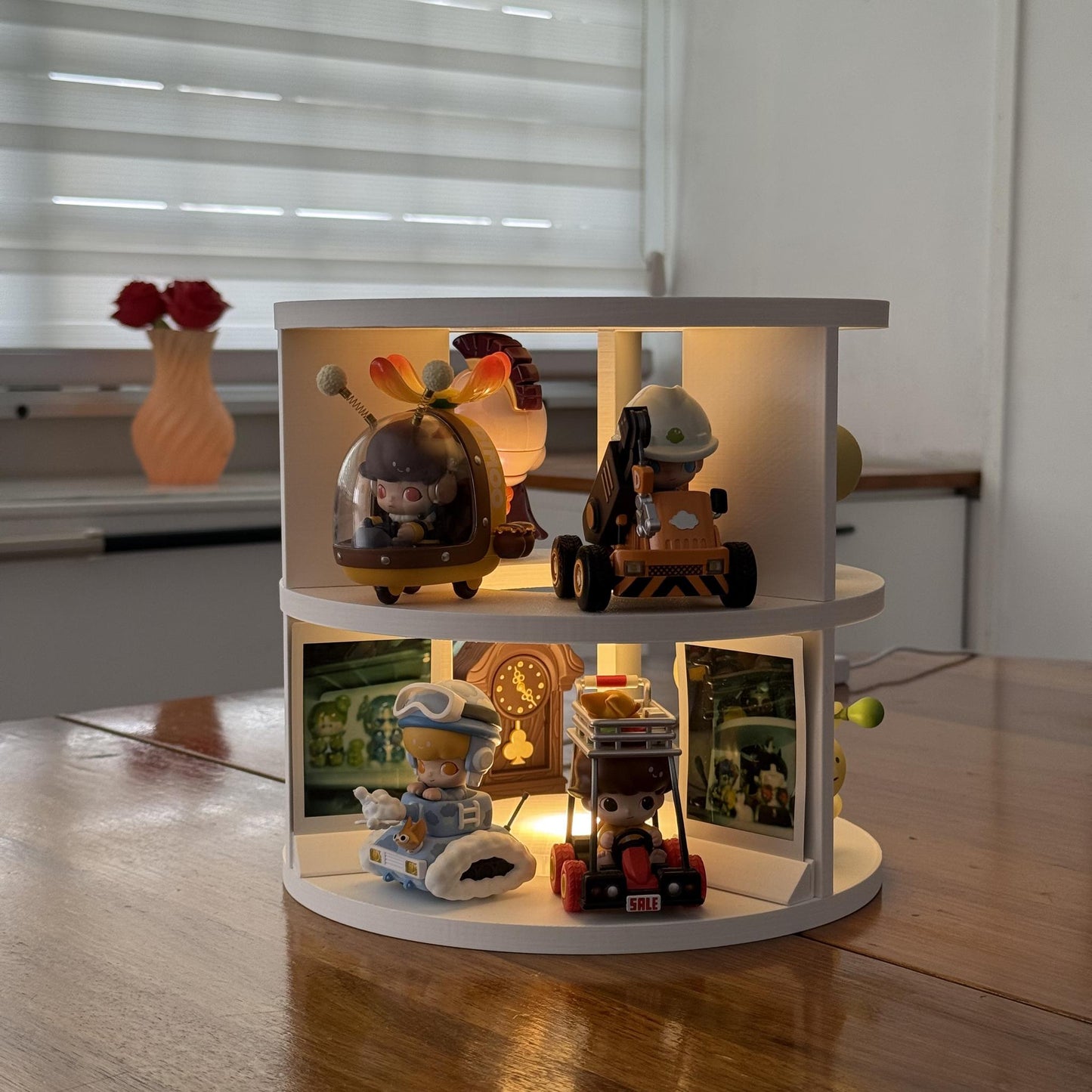 Figurine Display Light Tower | For Trinkets & Pop Mart Figurines