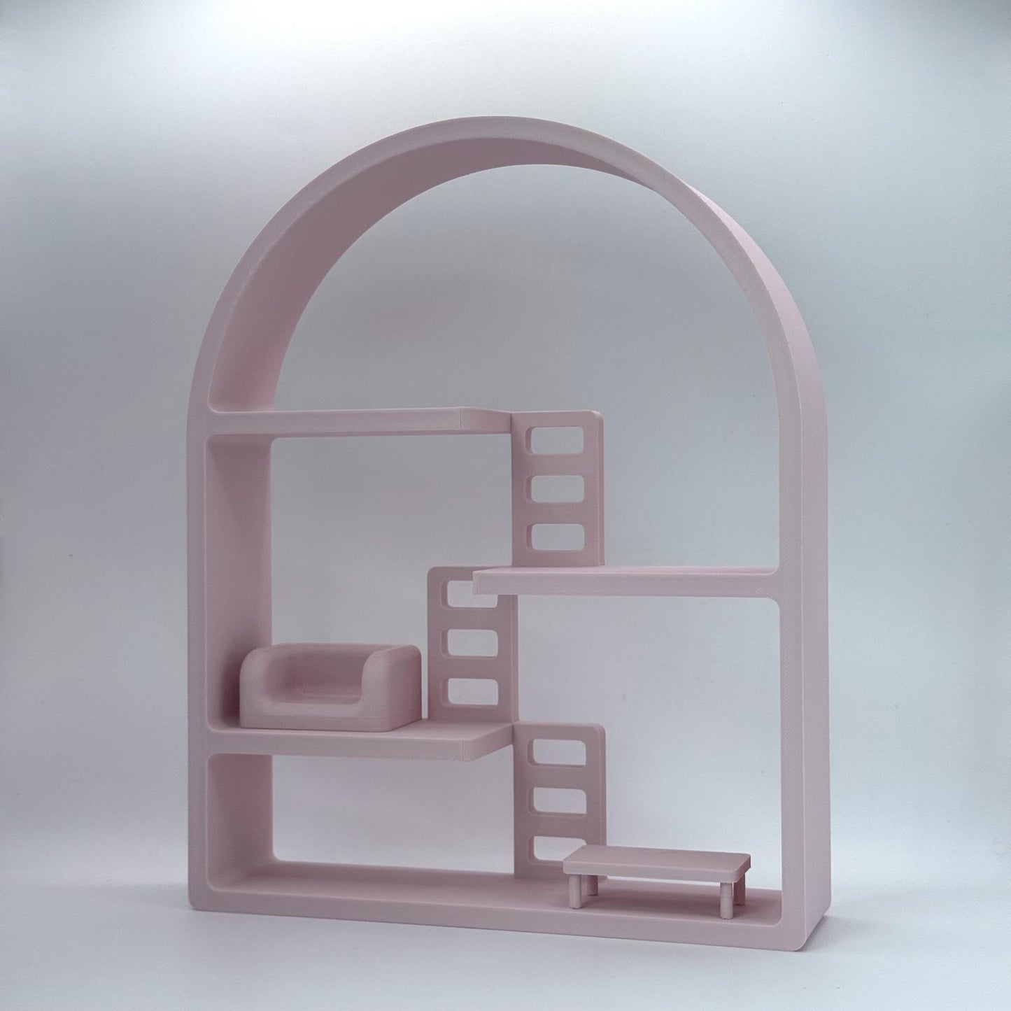 Smiski Display Stand | Arch Edition | Mini Figure Organizer Shelf