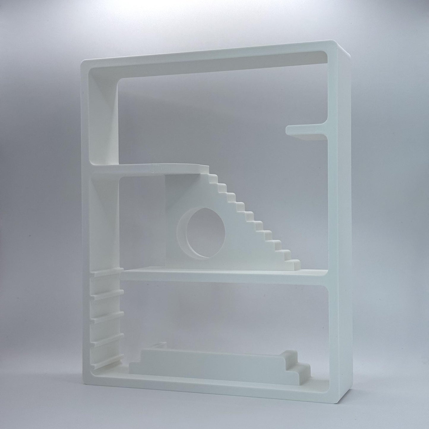 Smiski Display Stand | Mirror Block Edition | Mini Figure Organizer Shelf