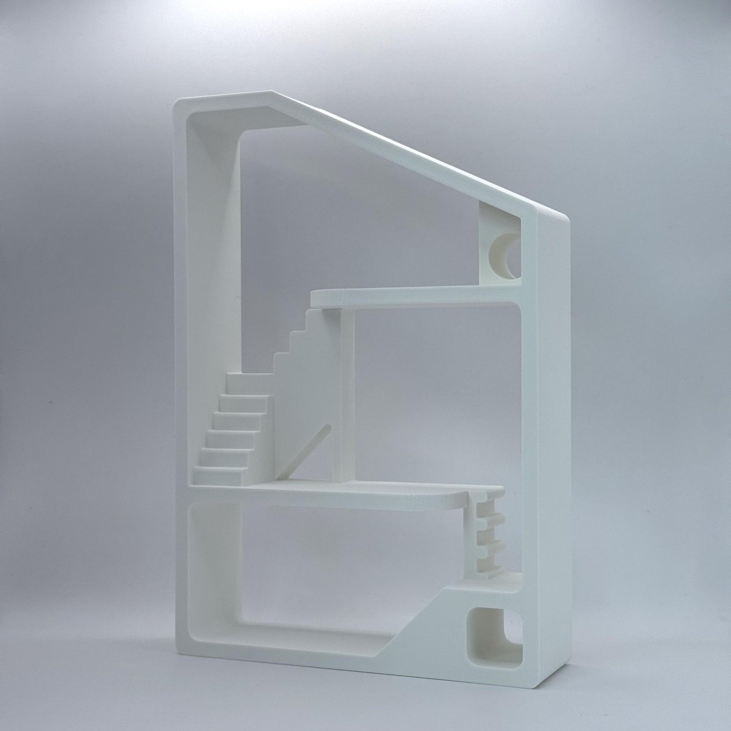 Smiski Display Stand | Mirror Playground Edition | Mini Figure Organizer Shelf