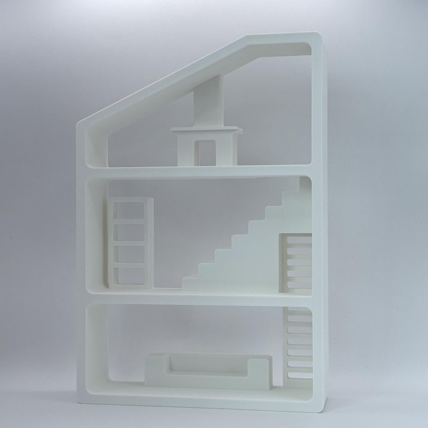 Smiski Display Stand | Mirror Fireplace Edition | Mini Figure Organizer Shelf