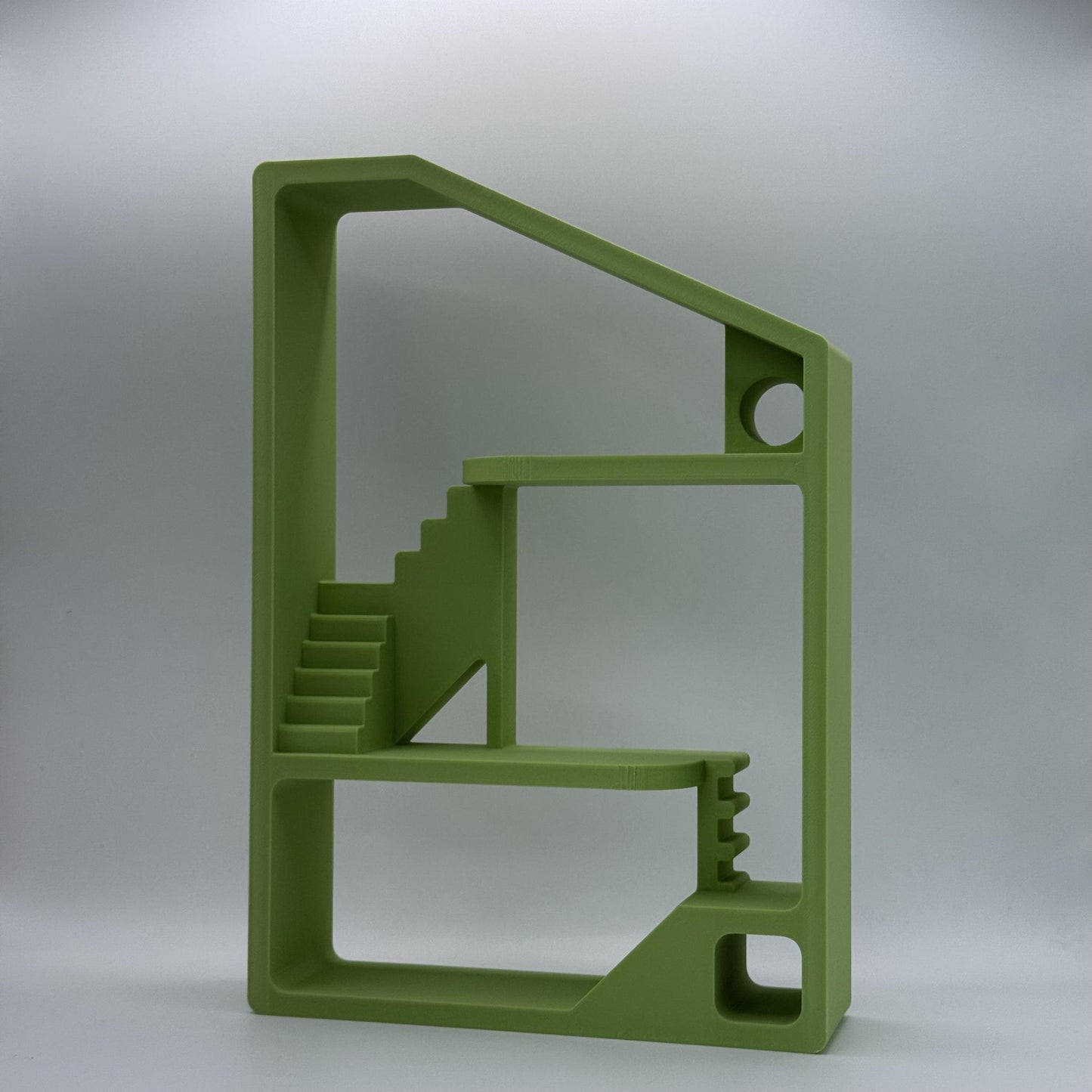 Smiski Display Stand | Mirror Playground Edition | Mini Figure Organizer Shelf