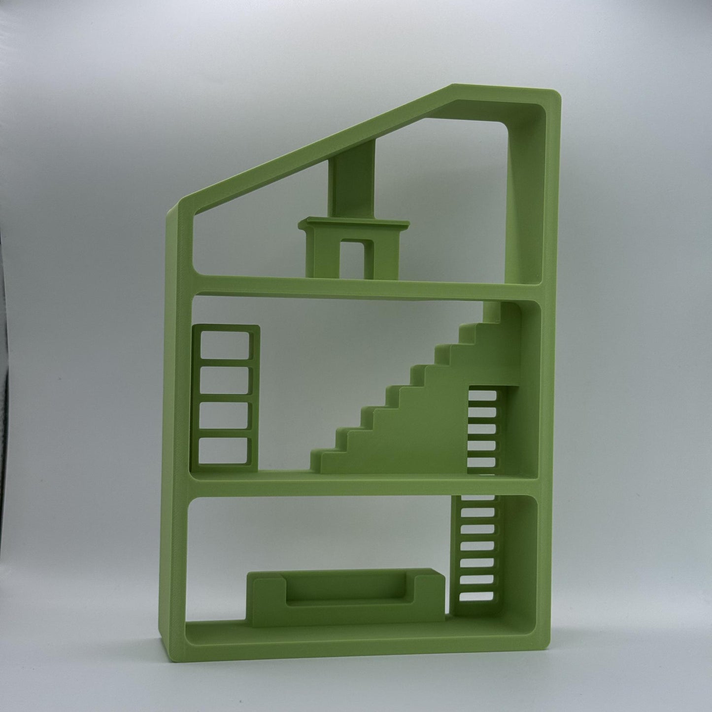 Smiski Display Stand | Mirror Fireplace Edition | Mini Figure Organizer Shelf