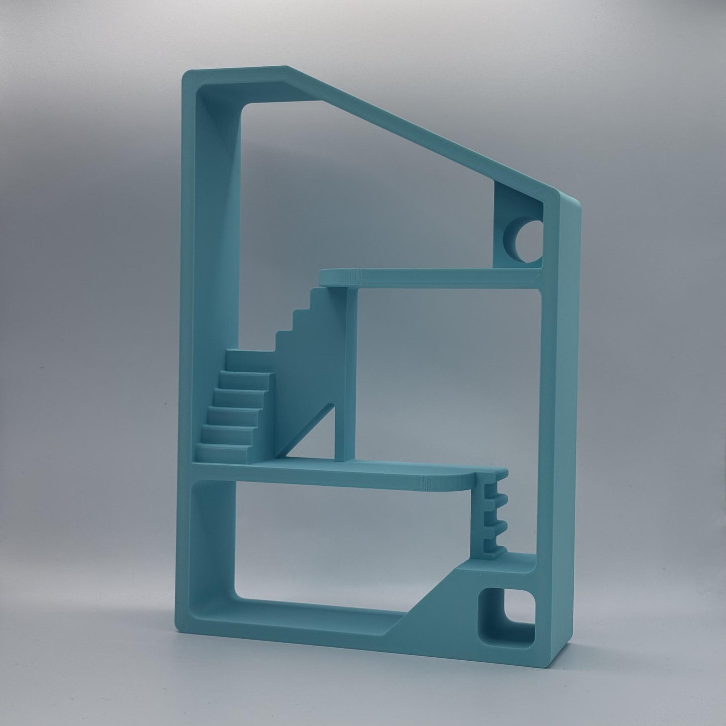 Smiski Display Stand | Mirror Playground Edition | Mini Figure Organizer Shelf