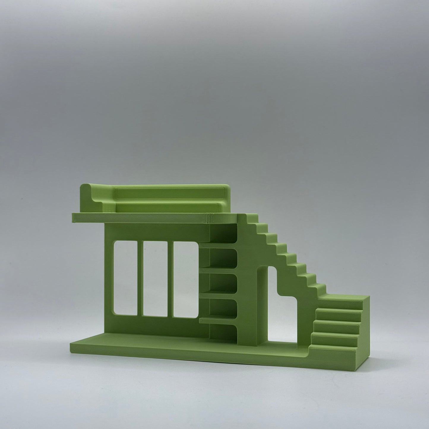 Smiski Display Stand | Mini Living Mirrored Edition | Mini Figure Organizer Display