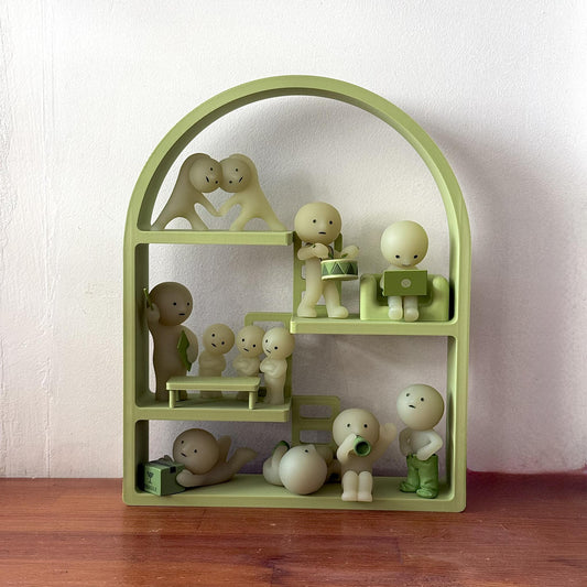 Smiski Display Stand | Arch Edition | Mini Figure Organizer Shelf