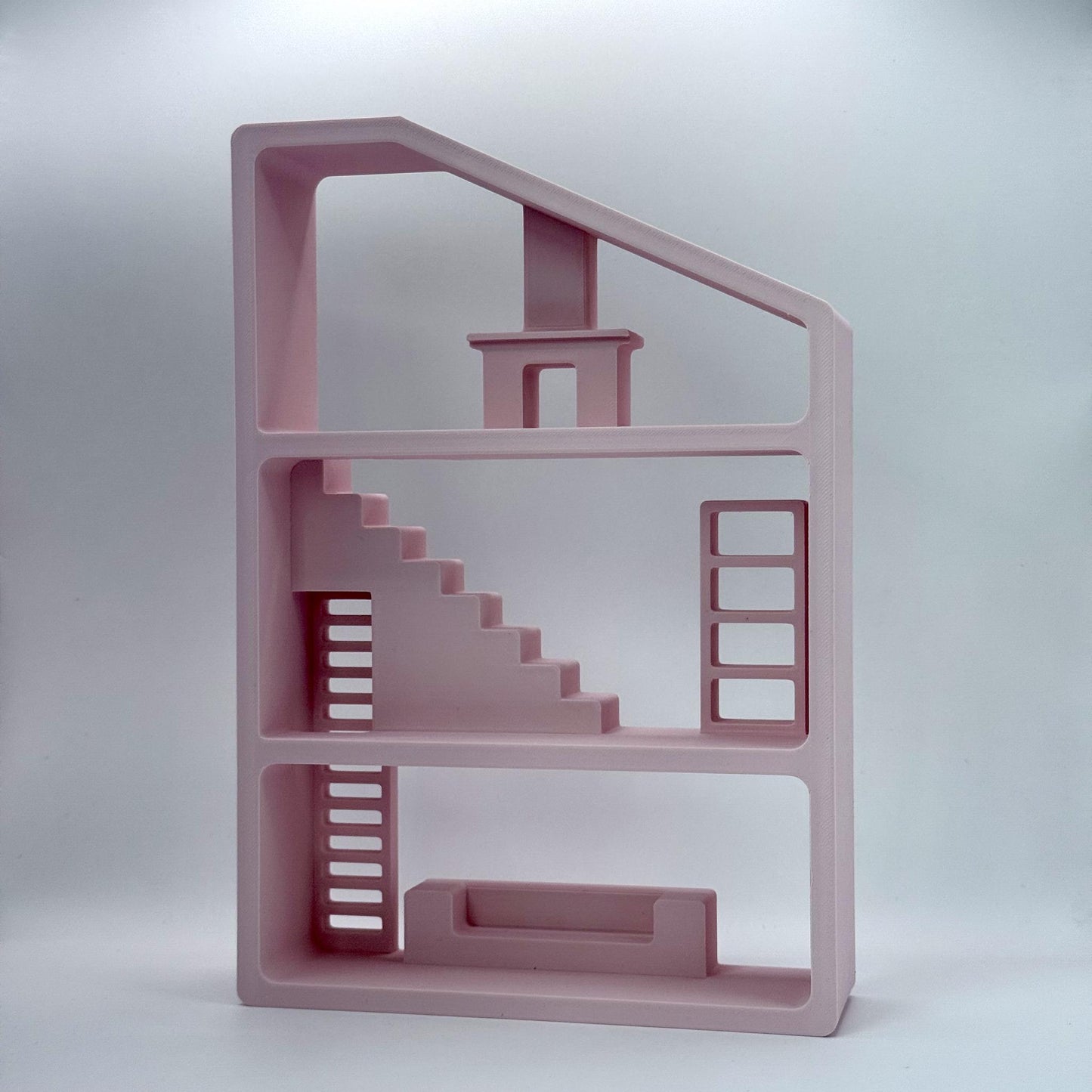 Smiski Display Stand – Fireplace Edition | Mini Figure Organizer Shelf