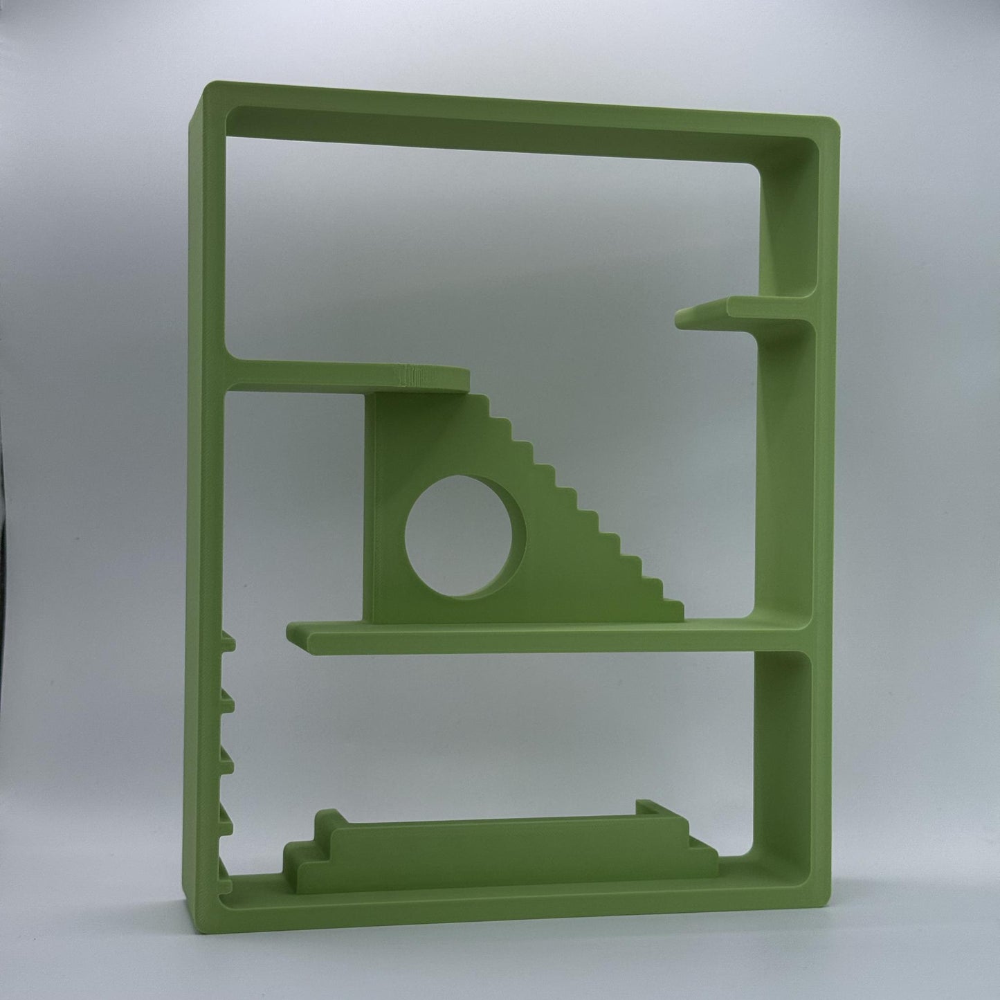 Smiski Display Stand | Mirror Block Edition | Mini Figure Organizer Shelf