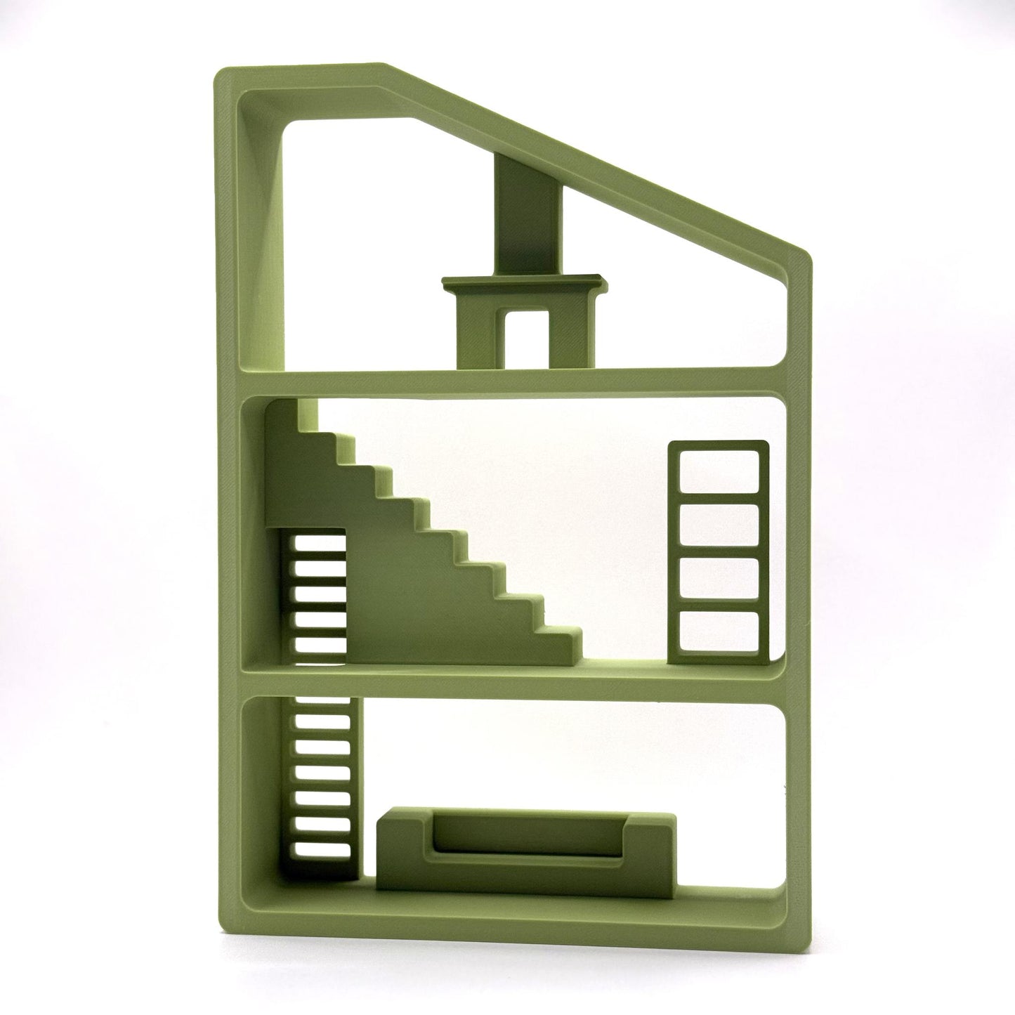 Smiski Display Stand – Fireplace Edition | Mini Figure Organizer Shelf