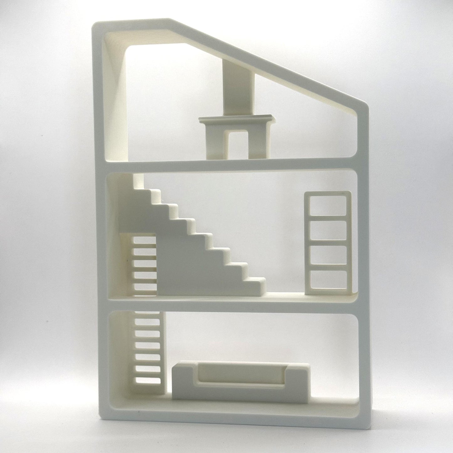 Smiski Display Stand – Fireplace Edition | Mini Figure Organizer Shelf