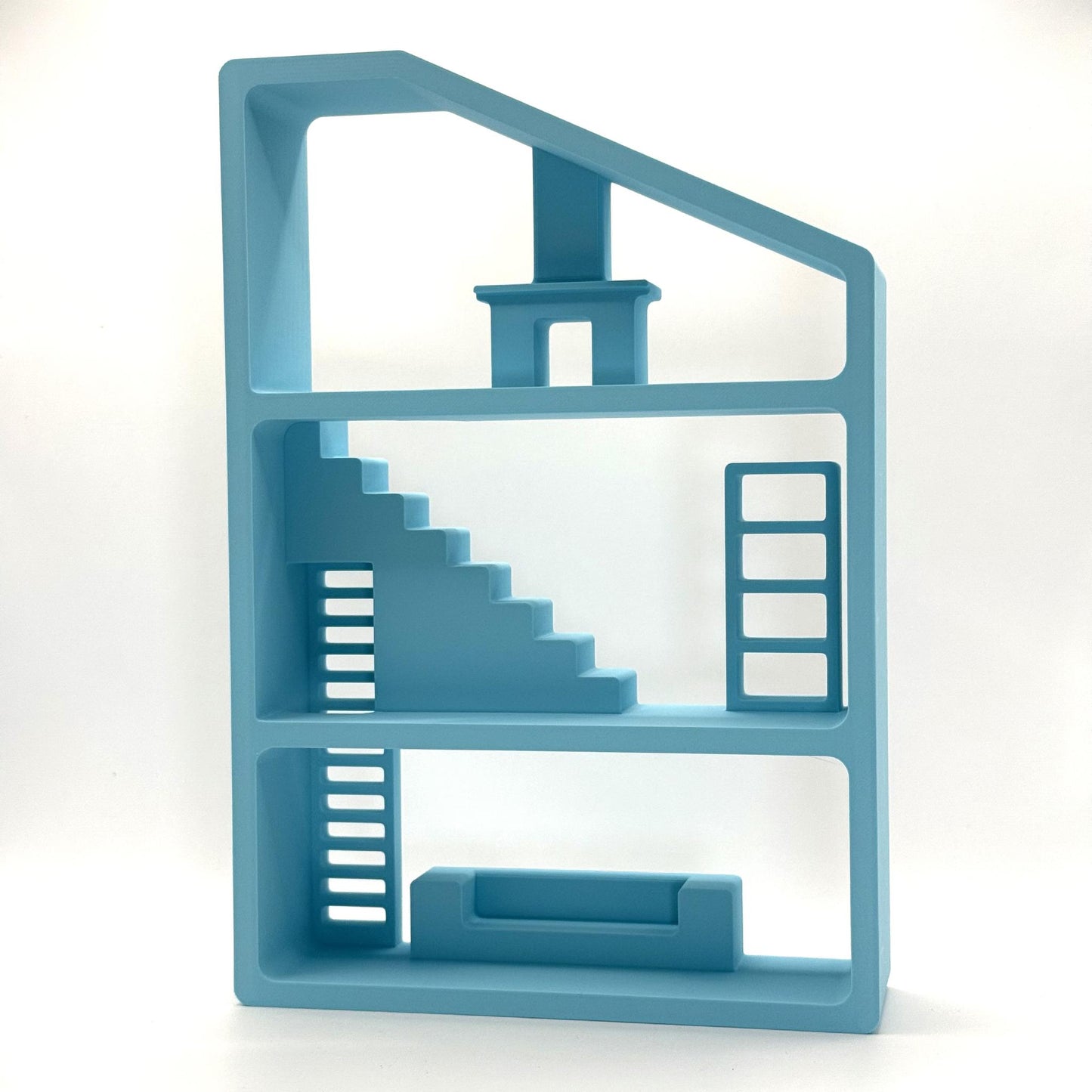 Smiski Display Stand – Fireplace Edition | Mini Figure Organizer Shelf