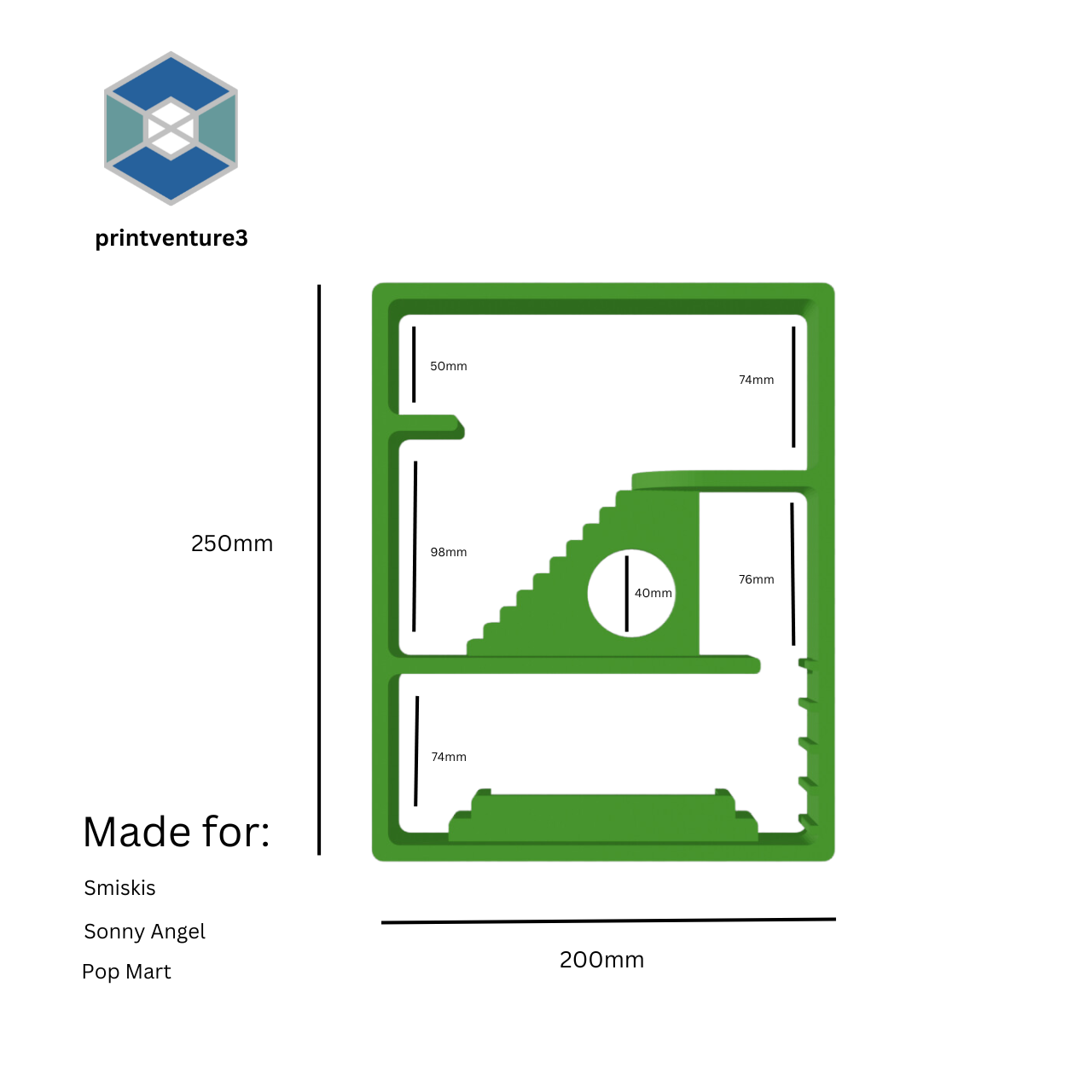 Smiski Display House (Block Edition - Middle)