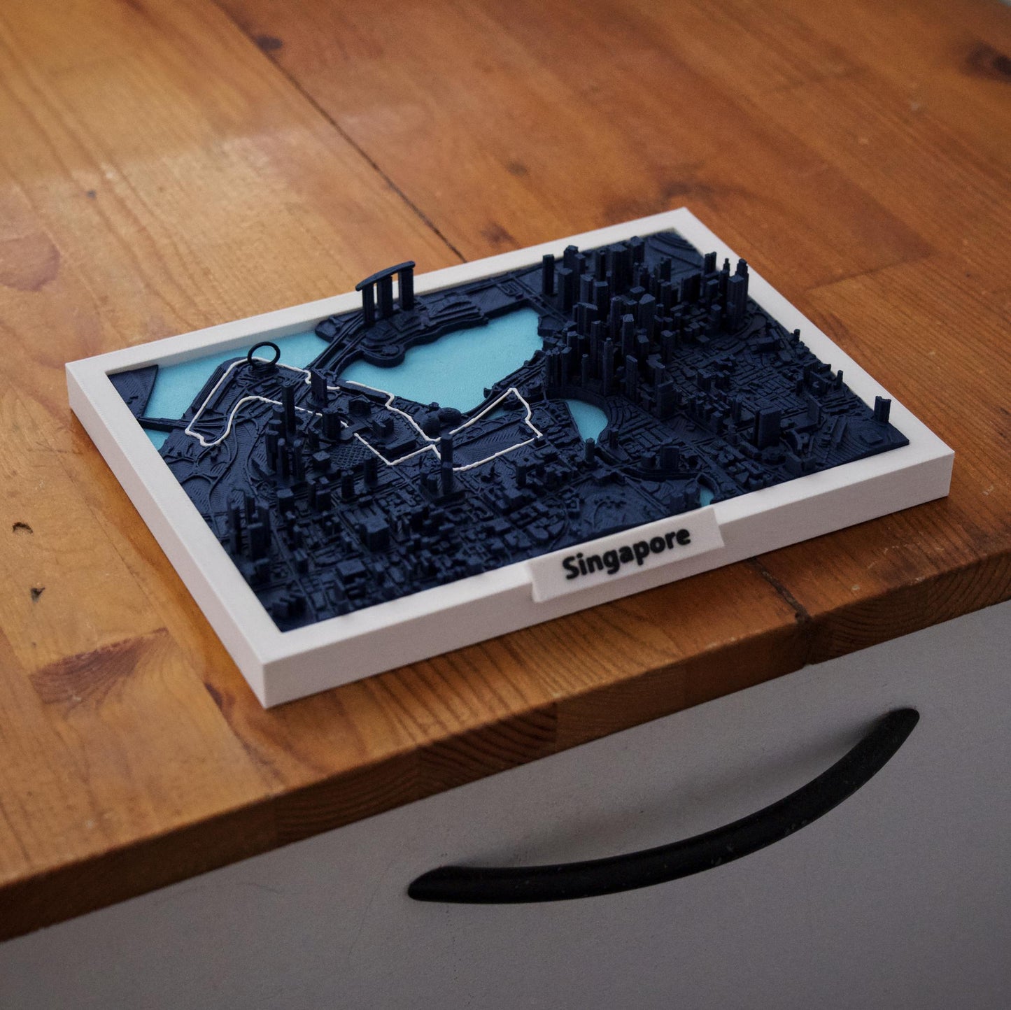 F1 Track Miniature | Singapore Night Track